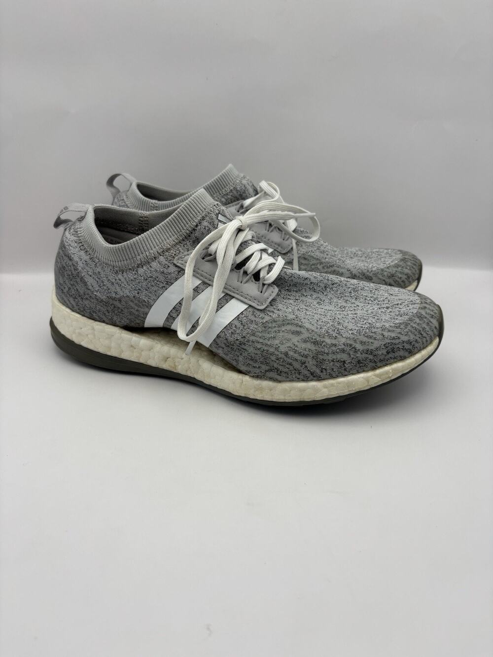 Adidas Pure Boost XG Gray Running Sneakers Women Size 7.5